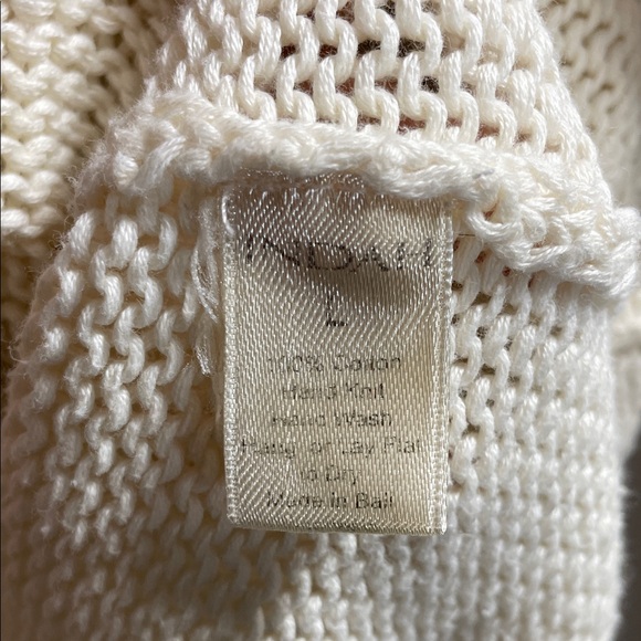 Indah Cream Knit Fringe Blouse - Picture 12 of 13